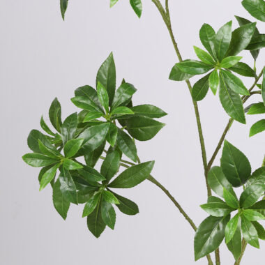 Japanese Artificial Pieris Tree with Green Leaves for Home Decor