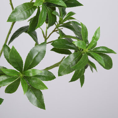 Japanese Artificial Pieris Tree with Green Leaves for Home Decor