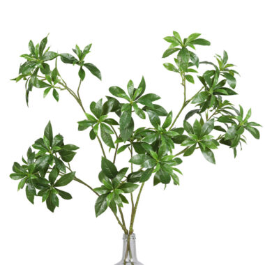 Japanese Artificial Pieris Tree with Green Leaves for Home Decor