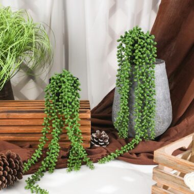 Artificial Tears of Joy Succulent Wall Hanging, Plastic Vines for Home Decor