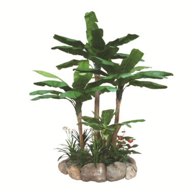 High Simulation Artificial Banana Tree Indoor Potted Decoration